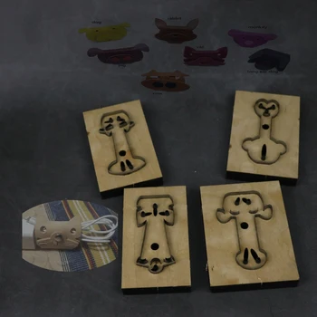 

leather craft template cutter die cutting animal wire organization collection leather hole punches tool set deri el aletleri