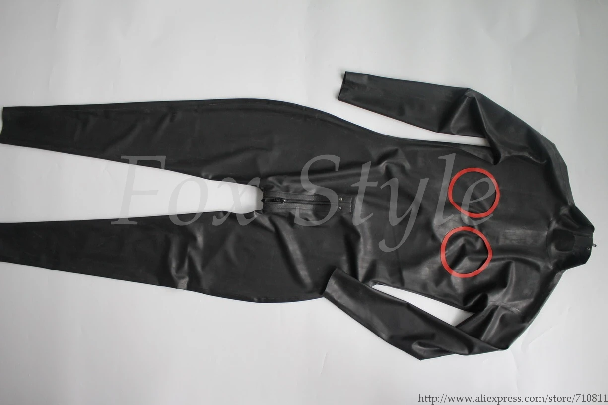 

sexy latex catsuit with cup open breast for adult open bust in 0.3 mm thickness latex