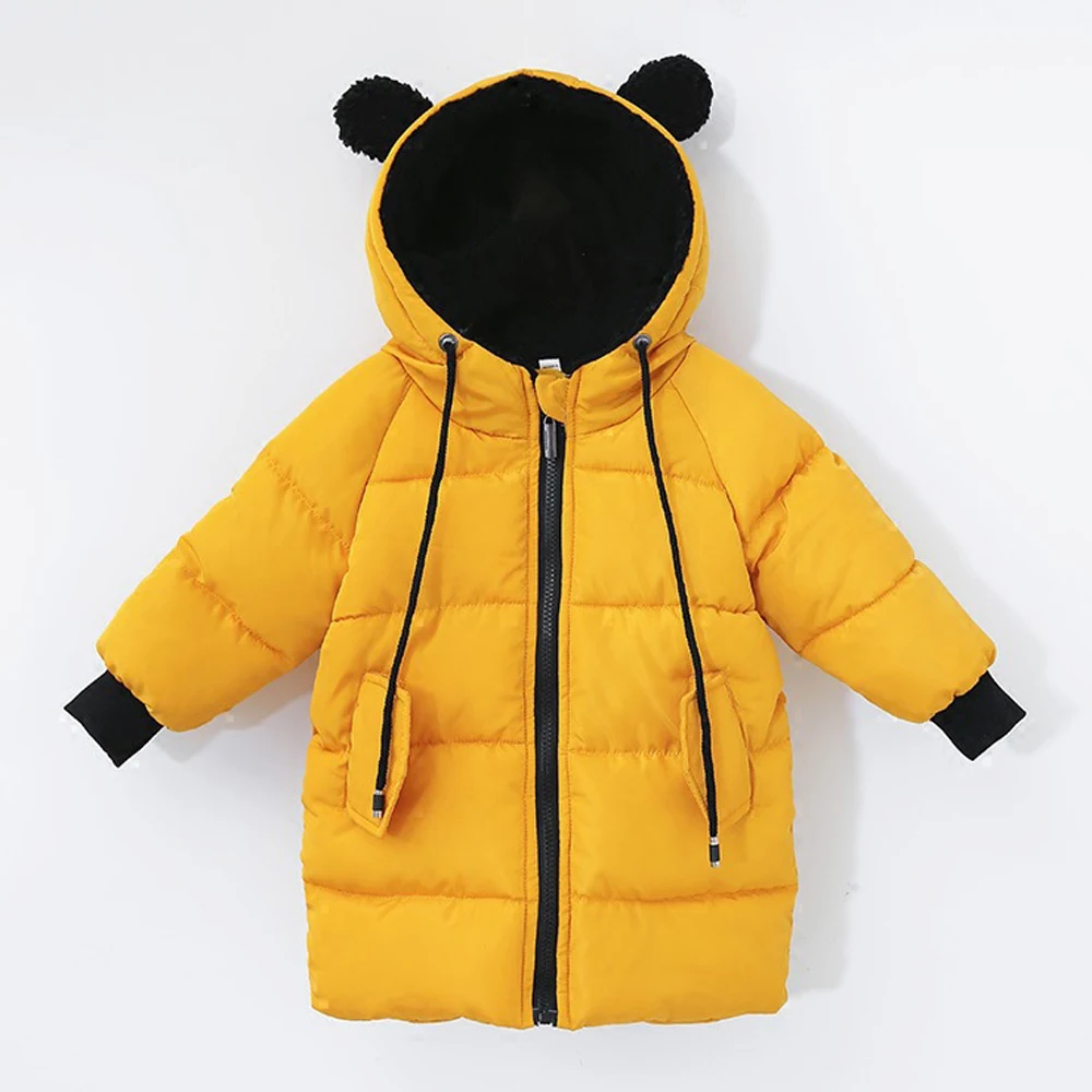 

Winter Overalls for Girls Down Jacket Hooded Children's Jacket Park Warm Snowsuit Girls Winter Coat Boy Snowsuit Winter Jackets