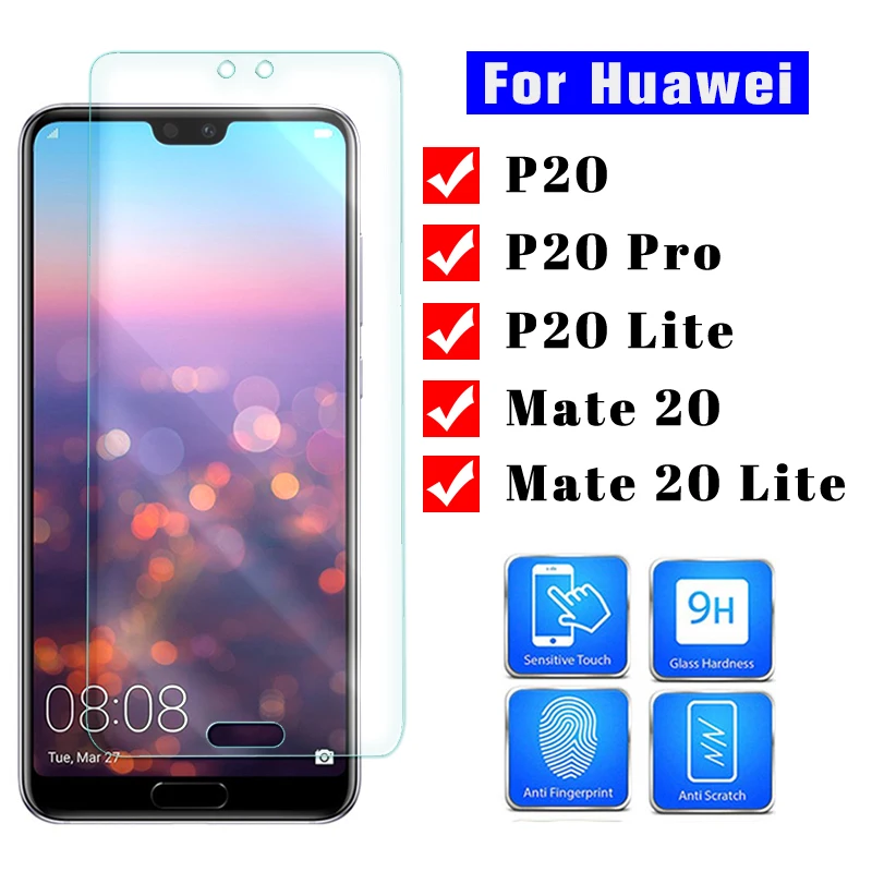 Защитное стекло для huawei mate 20 pro защита экрана huwei p20 lite легкая Защитная камера