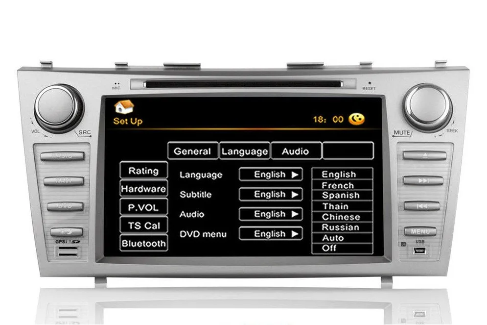 Excellent 8" Car DVD player with GPS(optional),BT/TV,audio Radio stereo,car multimedia headunit for TOYOTA CAMRY 2007 2008 2009 2010 2011 17