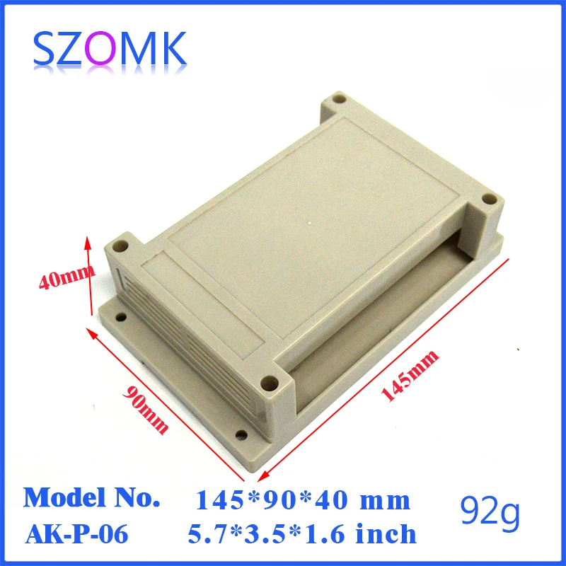 Шэньчжэнь пластиковая коробка корпус электроники на din-рейку(1 шт) 145*90*40 мм распределительная коробка szomk корпус инструмента