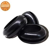 Резиновые втулки для проводки, кабельные провода с открытым кольцевым отверстием электрические, двухсторонняя резиновая кабельная Втулка с кольцом для провода, 3 мм-20 мм