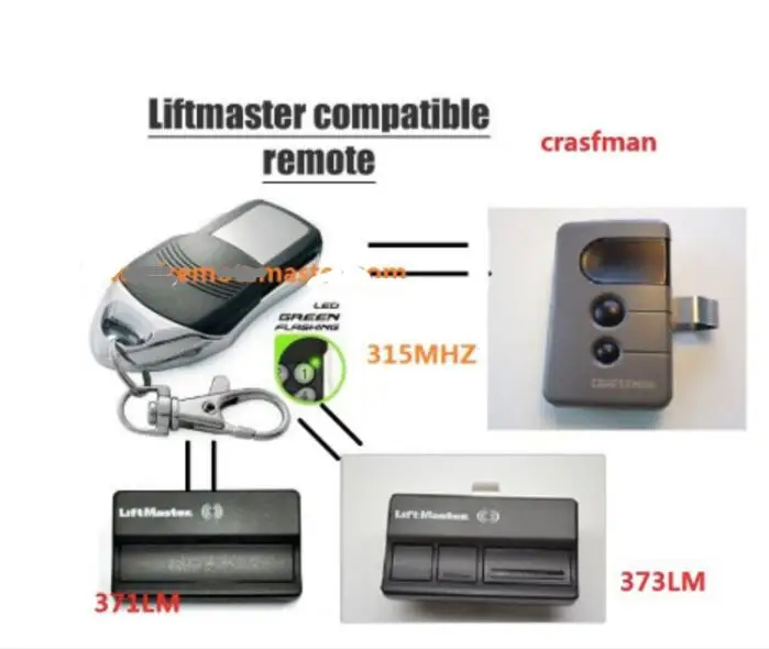 Replacement remote for Craftsman Garage Door Opener Remote 315mhz nice