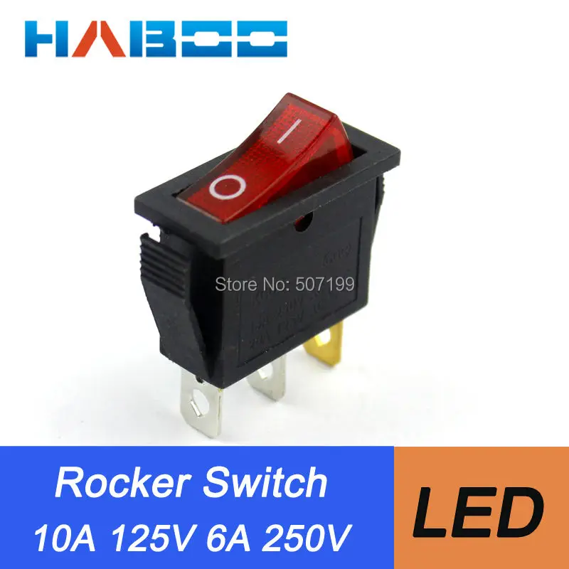100 шт. электрические переключатели с светодиодный контактами|switch with led|switch switchswitch