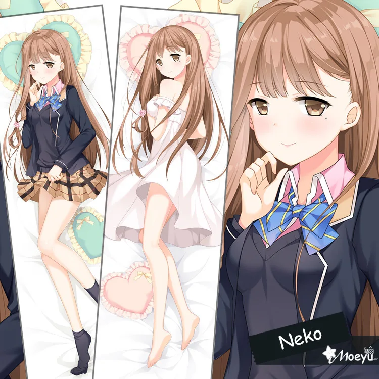 Аниме Masamune kun's Vengeance Adagaki Aki Fujinomiya Neko обнимающая наволочка для подушки из 2