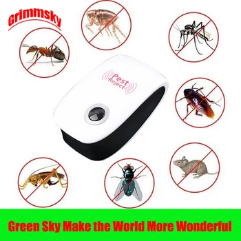 

EU/US/UK/AU plug enhanced version electronic cat ultrasonic anti mosquito insect repeller rat mouse cockroach mosquito repellent