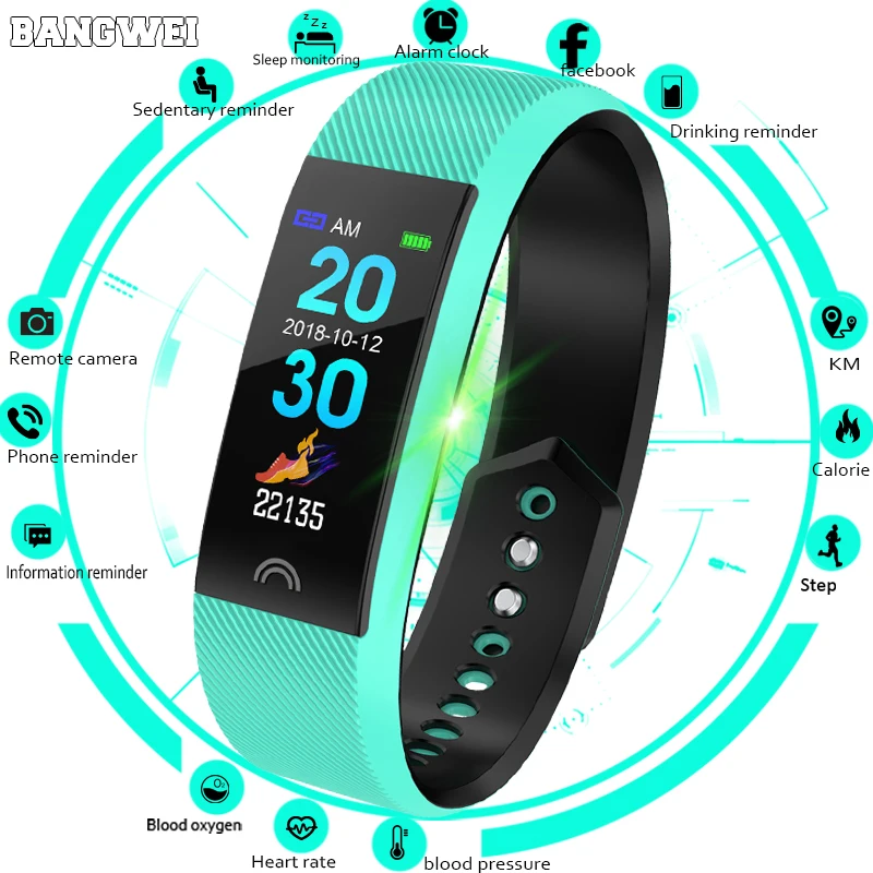 

2019 Smart Watch Women Heart Rate Blood Pressure Monitor Intelligent Watch Sport Watch Activit fitness Tracker For Android ios