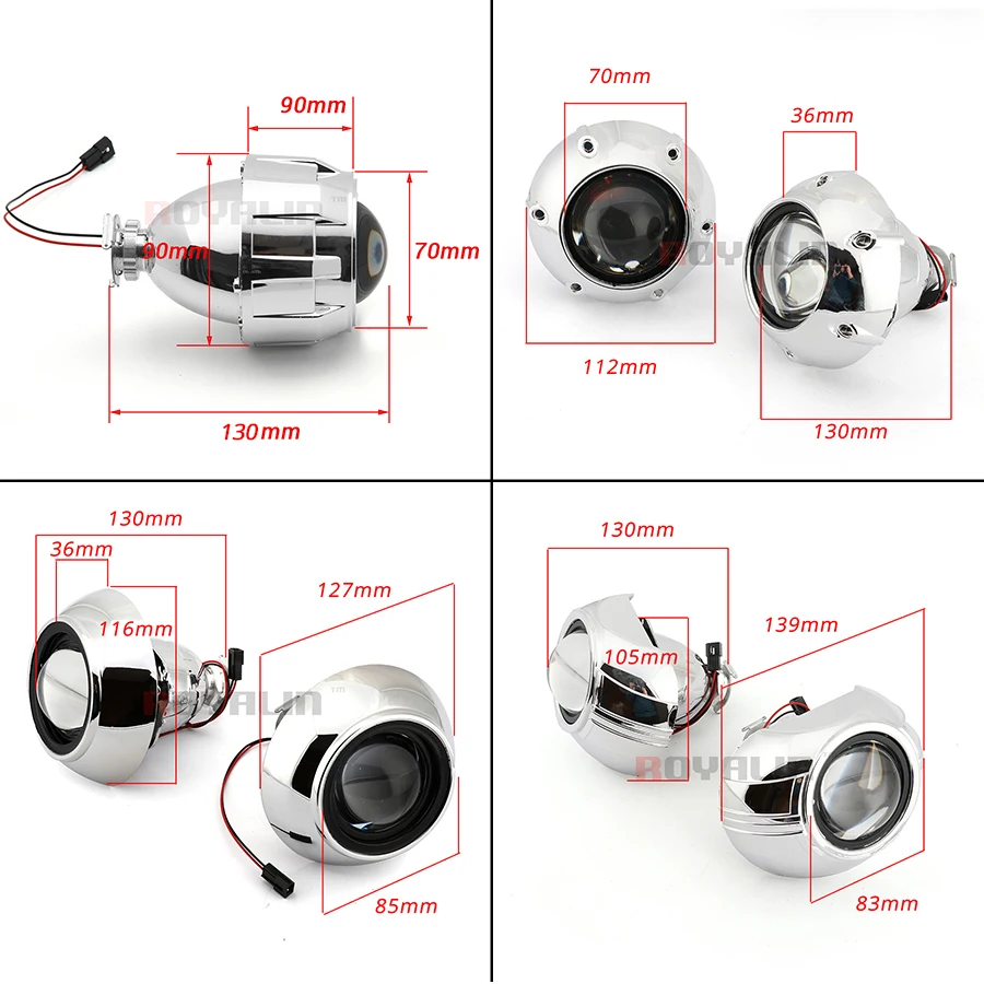 ROYALIN обновление 7,1 версия H1 мини HID Xenon 2,5 ''проектор фары линзы H4 H7 автомобиль Стайлинг для peugeot Ford Honda W203 C1