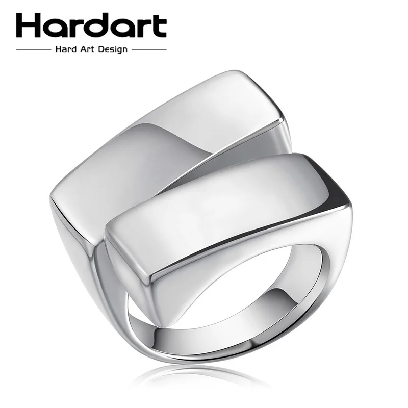 Hardart просто открытие кольцо 316L Нержавеющая сталь Кольца Шарм ювелирных изделий