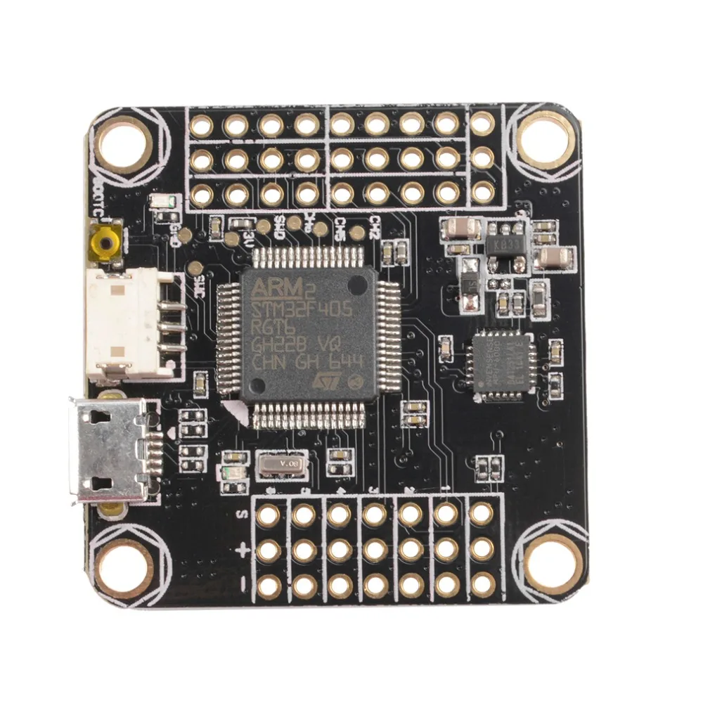

Newest SP Racing F4 Flight Controller 128Mb Flash Board Opensourse Betaflight With Vbat/Buzze for RC Drone Aircraft (Black)
