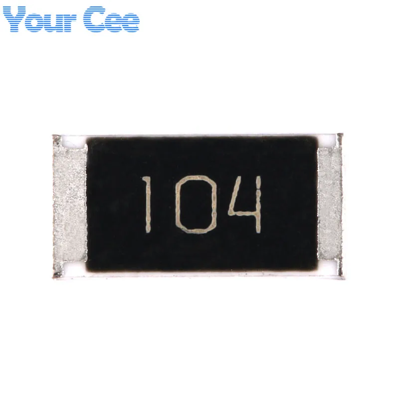 50 шт. 2512 SMD чип резистор 1 Вт 100K Ом фиксированный набор сопротивлений 100KR 104 5%|100k