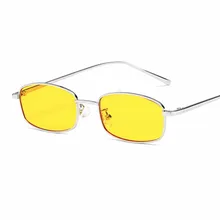 Женские маленькие квадратные очки ночного видения для вождения с желтыми линзами, очки для мужчин, очки для очков, очки для ночного видения, nocturne 7780CJ