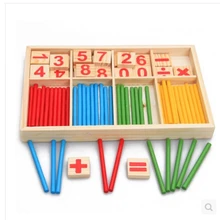 Детские игрушки деревянная, развивающая палочка Развивающие деревянные игрушки строительные блоки Монтессори математический подарок оптом