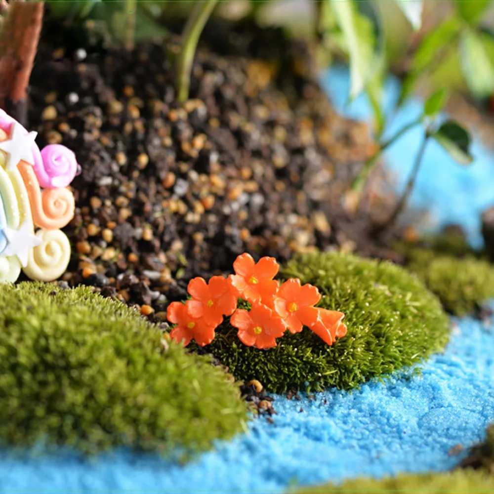 10 шт. миниатюрный цветок мини размер изделия бонсай Фея Сад Микро пейзаж рыба украшение для аквариума DIY