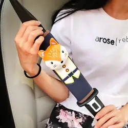 Детские милый мультфильм стиль детей Детская безопасность ремень плюшевые ремень безопасности плеча Pad подушки автомобиля Защита для шеи