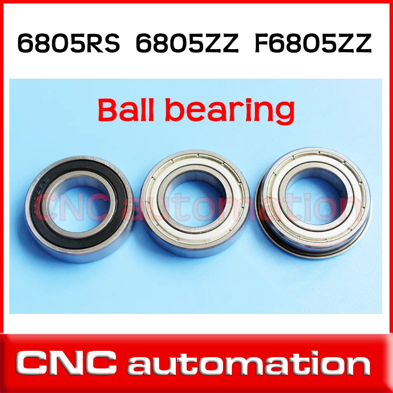 2pcs 6805 2Z ZZ Ball Bearing 6805ZZ 25X37X7 mm F6805 F6805ZZ