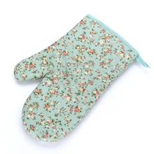 Горячая Распродажа, комплект из двух предметов одежды с изображением Прихватки | жаростойкая хлопчатобумажная кухонный держатель для кастрюли [декоративная кухонная варежка] предохранительная перчатка | Кухня