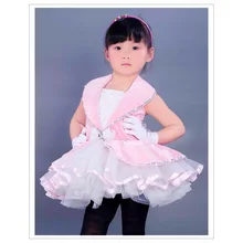 Балетное платье для детей Детское трико одежда вечернее платье латинский танец принцесса свадебные балетные костюмы пачки для Профессионального Балета