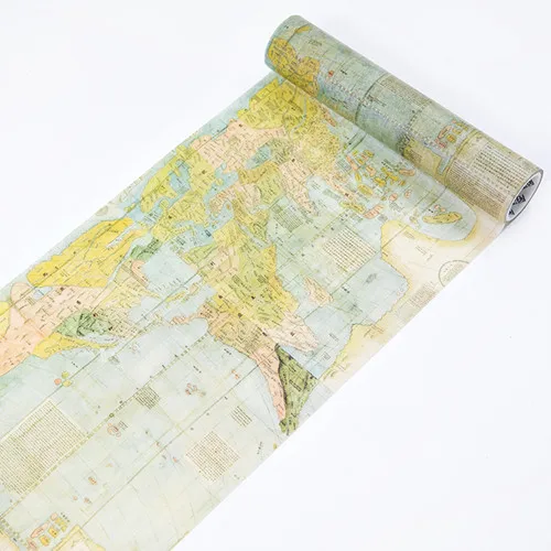200 мм Античная Карта винтажные путешествия по всему миру украшения планировщик васи лента для самостоятельного изготовления Скрапбукинг Маскировочная лента Escolar - Цвет: antique map travel