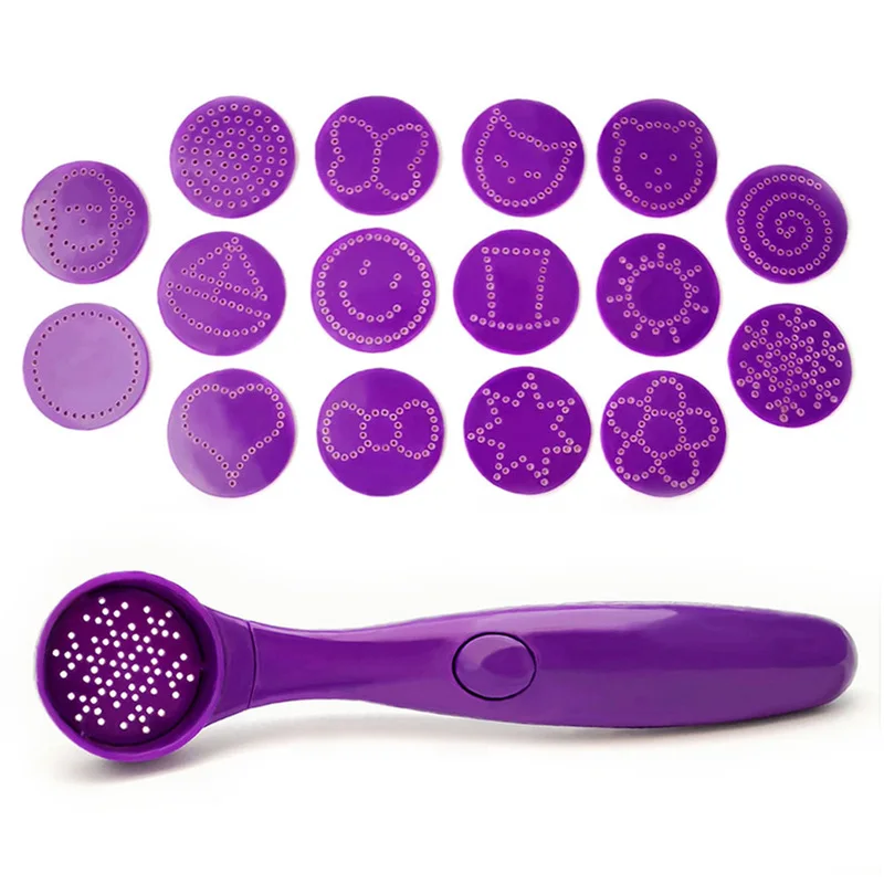 

Cake Decorating Tools Magical Spice Spoon Kit Latte Art Stencils Coffee Spoon Coffee Cake Foods Piping Spoons Coffee Set