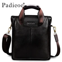 Hommes Meilleure qualité véritable réel en cuir de vache messenger sacs de luxe hommes d’affaires porte-documents noir sacs à main en cuir Sacs à Bandoulière
