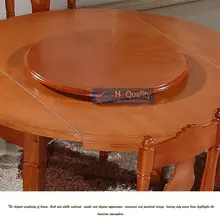 Поворотный стол из массива дуба, подшипник Lazy Susan, обеденный стол, поворотная пластина 700 мм/28 дюймов, диаметр 6 цветов на ваш выбор