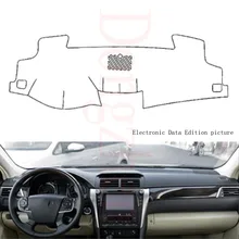 Dongzhen Для Toyota Camry 2012 Приборной Панели Автомобиля Избегайте Свет Pad Инструмент Крышка Платформы Стол Коврик Силиконовый небуксующий Назад поверхности