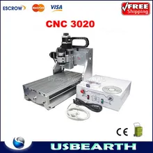 CNC 3020 Mini Engraving Machine CNC 2030 Drilling / Milling Router For PCB / Wood & Other Materials
