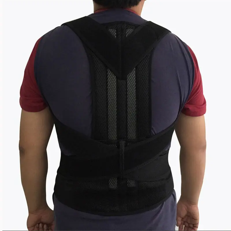 Adjustable Karset Posture Corrector Men Corset Back Posture Back Support Belt Lumbar Support