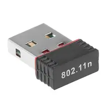 ANENG мини 150 Мбит/с USB2.0 Wi-Fi Беспроводной USB адаптер 802.11n/g/b черный Соединительная плата локальной компьютерной сети для компьютера