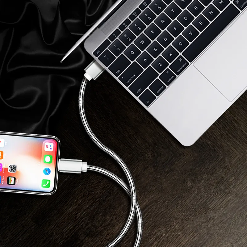 Металлический плетеный кабель Micro USB Type C для Huawei P10 P20 передачи данных быстрой