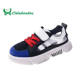 Claladoudou см 15,5-13,5 см брендовые Детские кроссовки из натуральной кожи детские шлепанцы обувь Дети Девочки Мальчики дышащая обувь дети