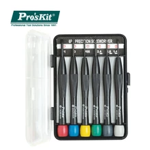 Горячая Pro'sKit 8PK-2061 6 шт. Набор прецизионных отверток крестовая отвертка+ отвертка для ремонта компьютера телефона часов ручной инструмент