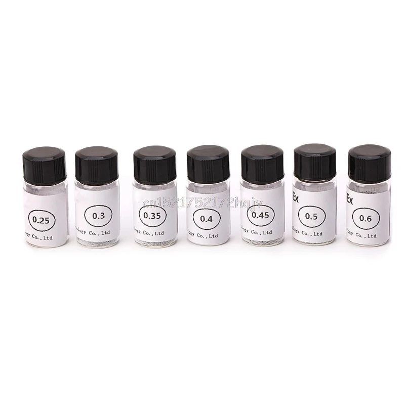 

7 Bottles Of 12.5K Soldering Ball Lead Solder Ball Set For BGA Reballing Stencil D22 dropship