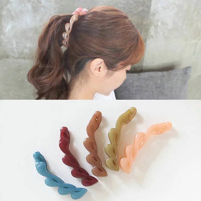 Korean for Women New Hair Jewelry Acrylic banana clips Elegant Hair