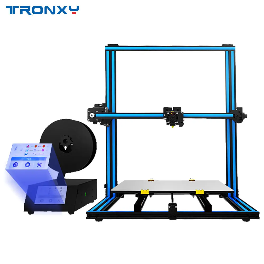 Обновления Tronxy X3ST-400 3D принтер 3,5 дюймов сенсорный экран DIY наборы сбой питания печать на 400*400*420 мм большой размер печати