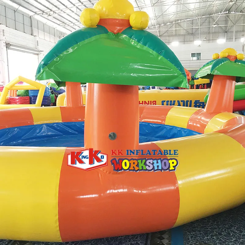 Creative coconut palm modeling Closed inflatable pool Creative coconut palm modeling Closed inflatable pool