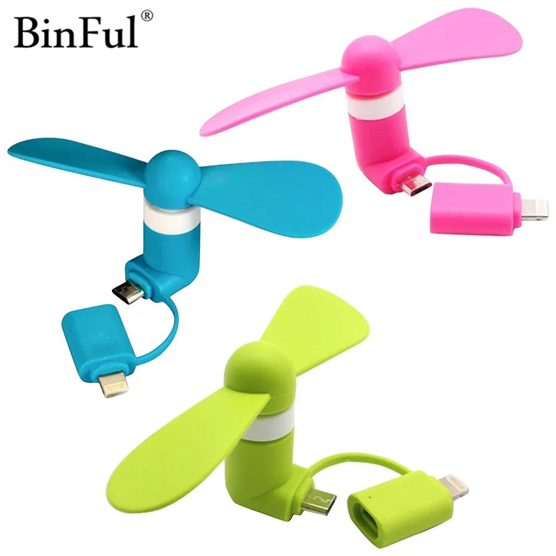 BinFul Mini Portable Cool Micro USB Fan Mobile Phone USB Gadget Fans