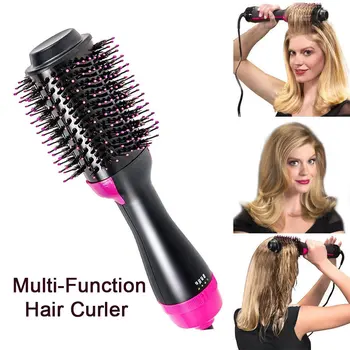 

Dropshiping 2 in 1 Hair Dryer & Volumizer Multifunctionl Hot Hair Brush Curler Roller Rotate Styler Comb Styling Hair Curling