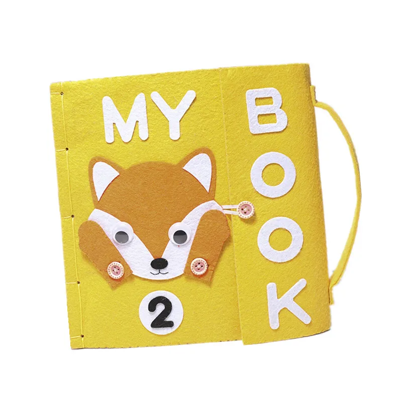 

DIY My First Book Montessori Kid's Early Education Books Handmade Mom Felt Quiet Book For Babys Picture Books Toys Of Craft Kits