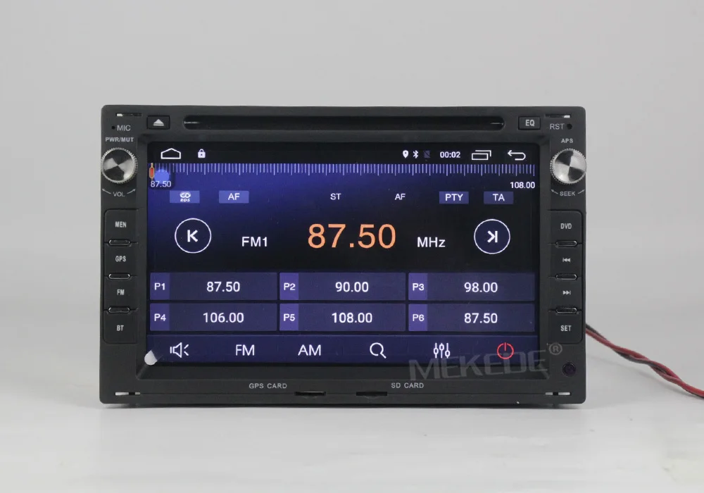 Sale free shipping 1024x600 7" 4 Core 2GB RAM 16GB Flash Android 7.1 Car DVD GPS For VW Glof Bora Passat Mk5 Golf Mk4 Polo Jetta Seat 8