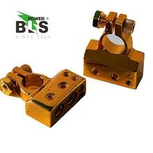 Car Battery Terminals Connector Clamps Quick Release Lift Off Positive & Negative Post Clamp for Car Auto Caravan Mari