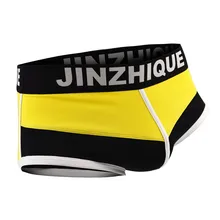 Мужское нижнее белье, новинка, сексуальные, с буквенным принтом, пэчворк, низкая талия, мягкие и удобные, дышащие, модные, на каждый день, боксеры# Z