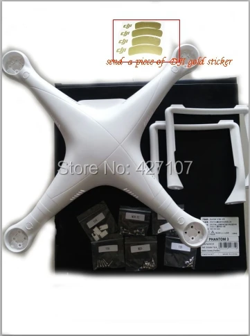 100$ DJI Phantom 3 Professional/Advanced Spare Parts Body Shell Replacement With Landing Gear