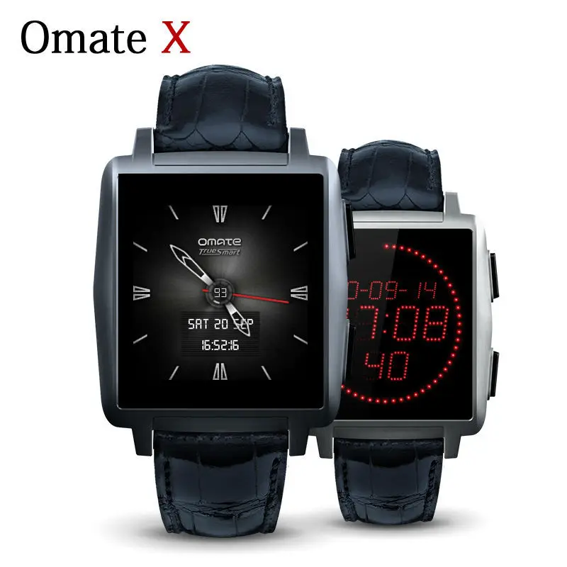 2015 Newest Original Omate X Smart Watch 1 54 Touch Screen Bluetooth 4 0 MT2502 font