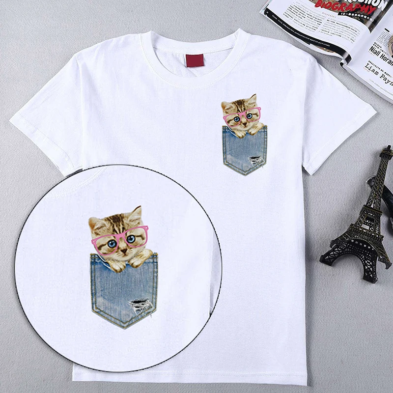 New Fashion Iron on Transfers Easy Print On T shirt Dresses Sweater By