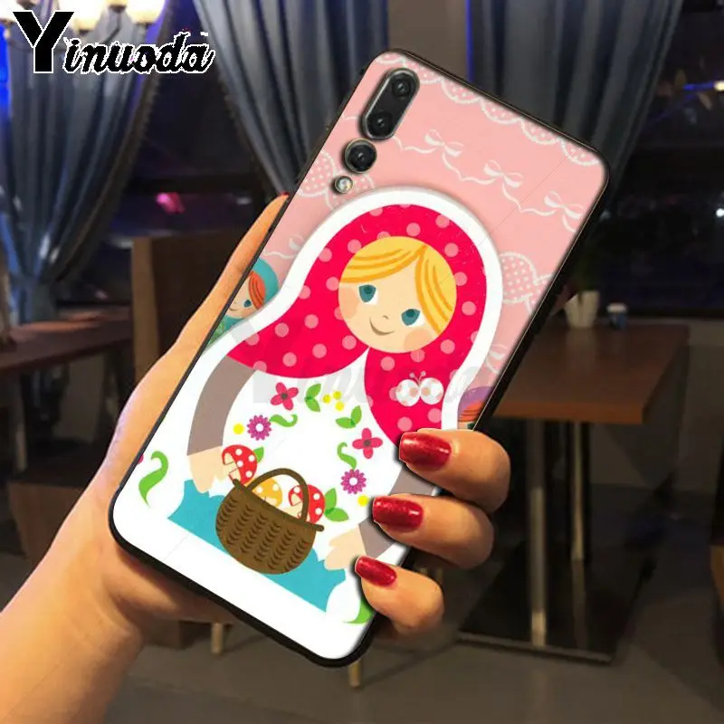 Cute Russian Dolls Pattern Matryoshka
