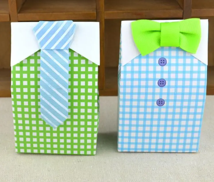 50 шт рубашка блузка нижнее белье Tie Bow Выпускной свадебные сувенирные коробки