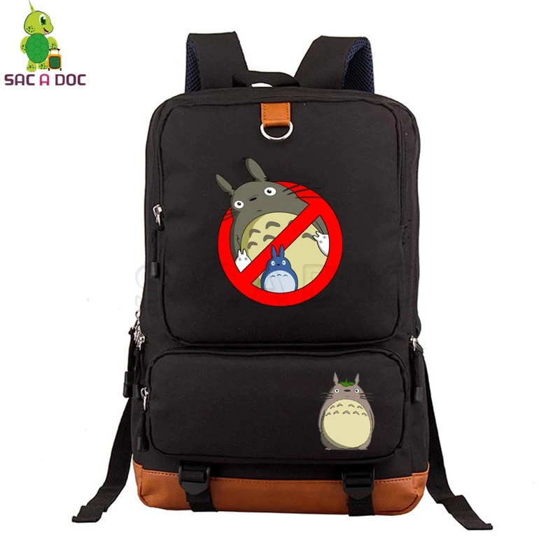 

Ghibli My Neighbor Totoro Backpack Women Men Daily Backpack Large Capacity Laptop Backpack Boys Girls Travel Shoulder Bags